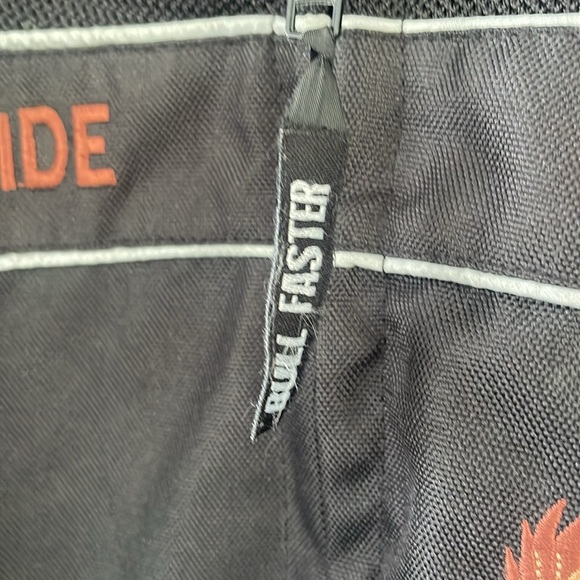 Bull Faster Textile Motorcycle Jacket ‘Live to Ride’ Eagle Black Men’s Small - Picture 7 of 11